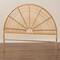 Bali & Pari Nina Modern Bohemian Honey Rattan Queen Size Standalone Headboard 243-13582-ZORO - alternate 3